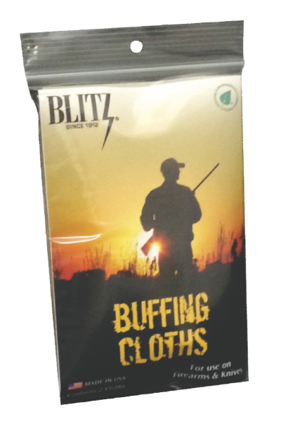 Blitz Firearm Buffing Cloths for cleaning firearms