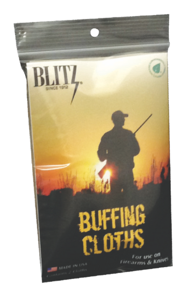 Blitz Firearm Buffing Cloths for cleaning firearms 