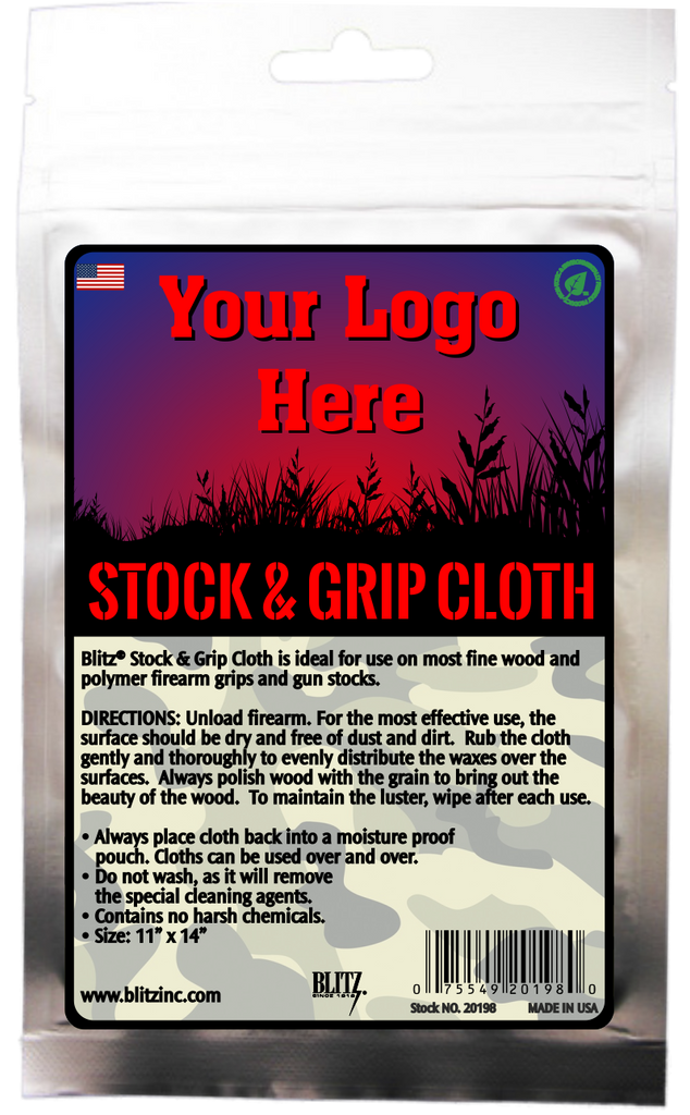 Private Label Stock & Grip Cloth
